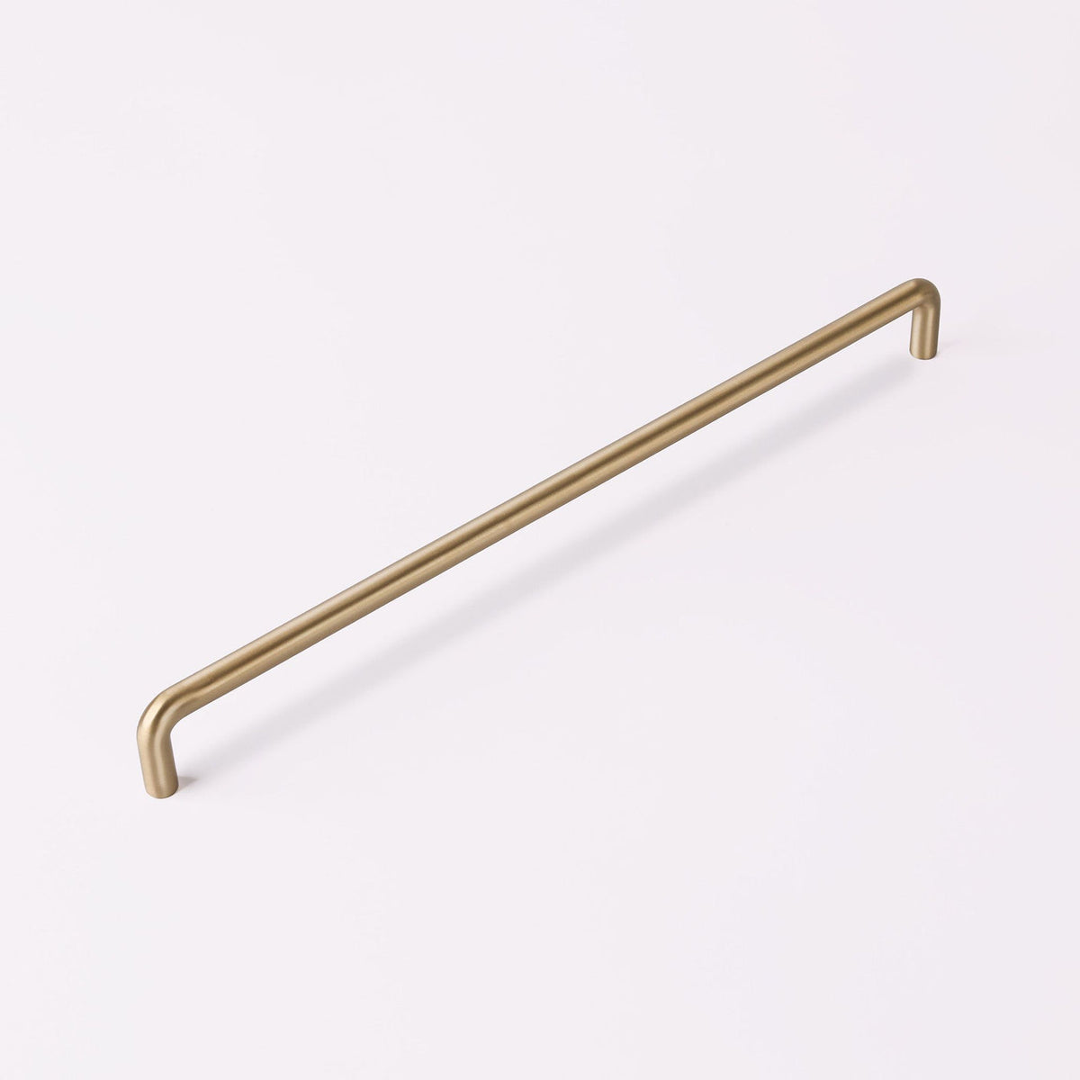 Ren Appliance Pull in burnished brass by Hepburn Hardware
