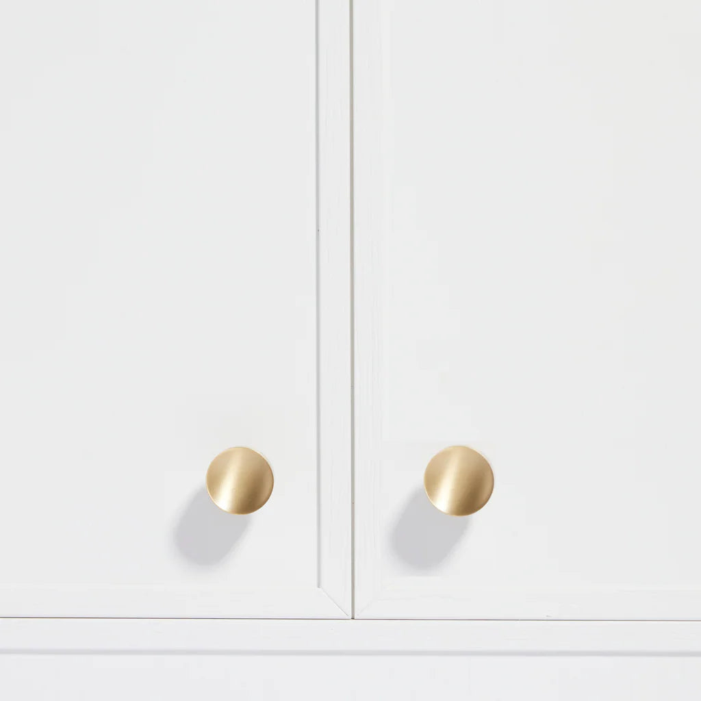 Hepburn Hardware Atticus Knob | Burnished Brass