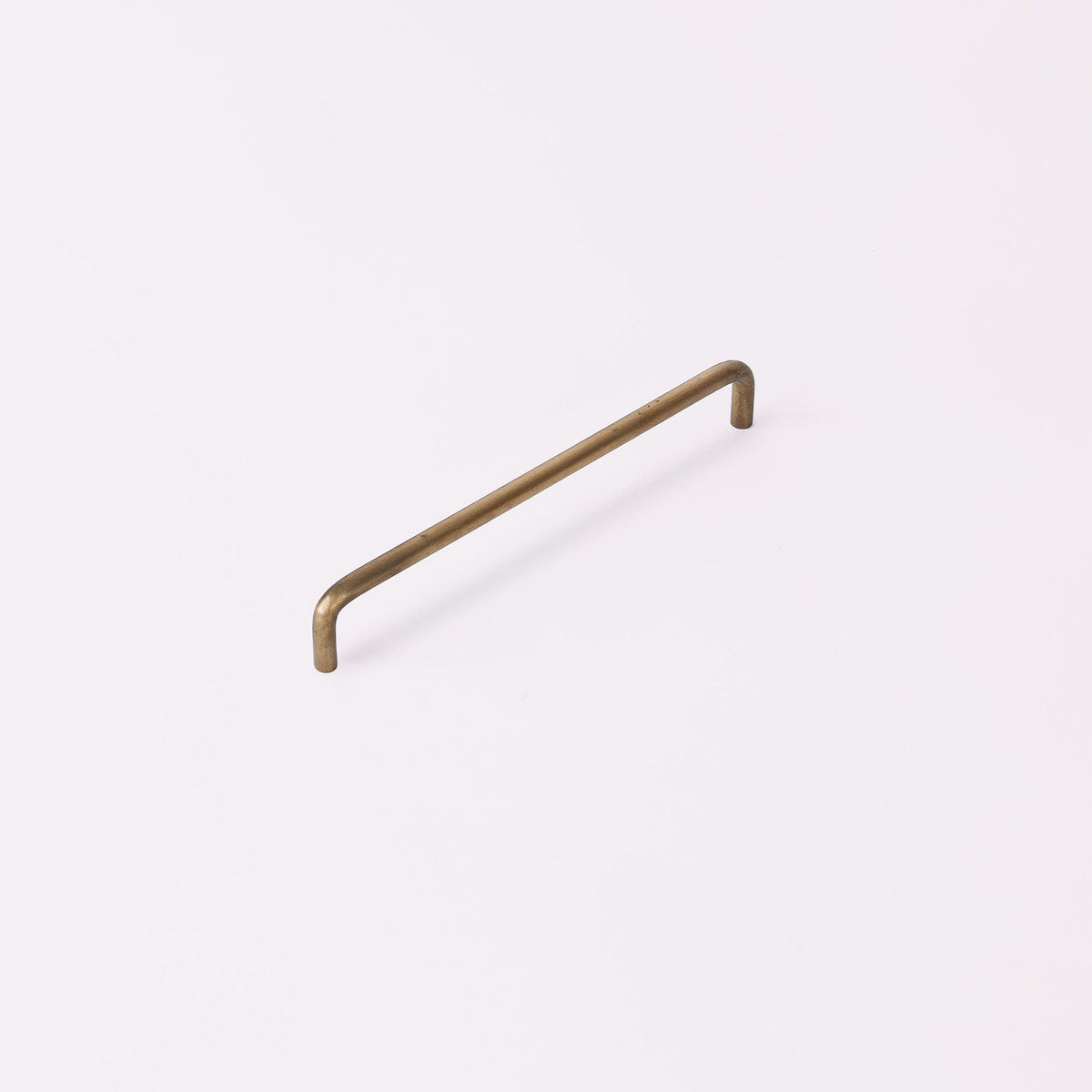 Ren Handle in acid washed brass by Hepburn Hardware