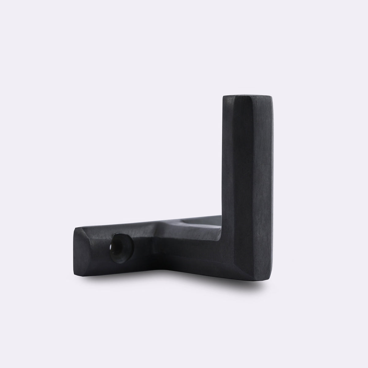 Henley Hook in scorched black by Hepburn Hardware