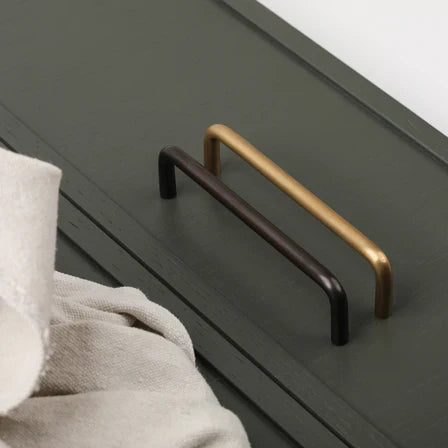 Ren Handle in antique bronze, detail