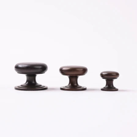 Kew Knob in antique bronze by Hepburn Hardware