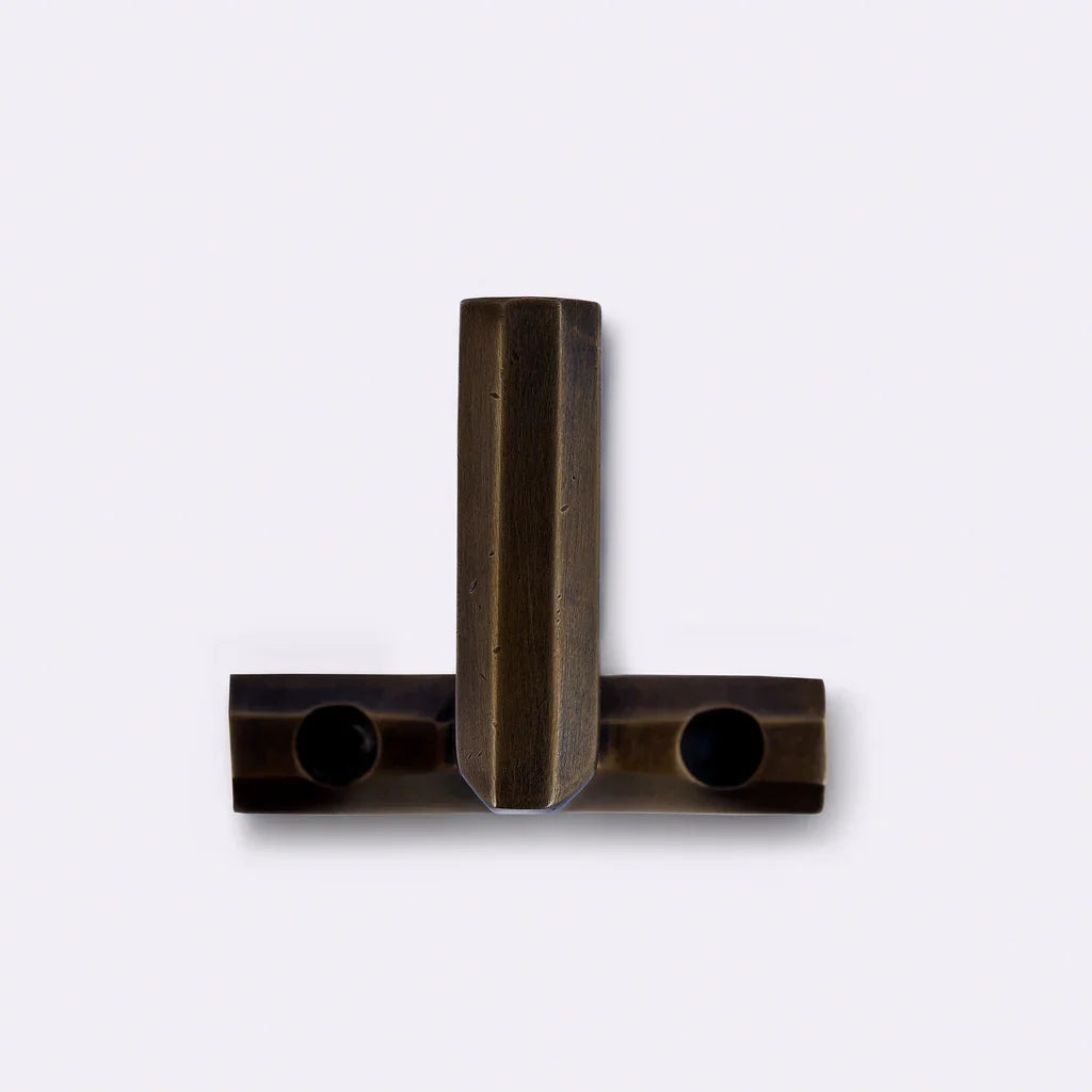 Henley Hook in antique bronze, detail
