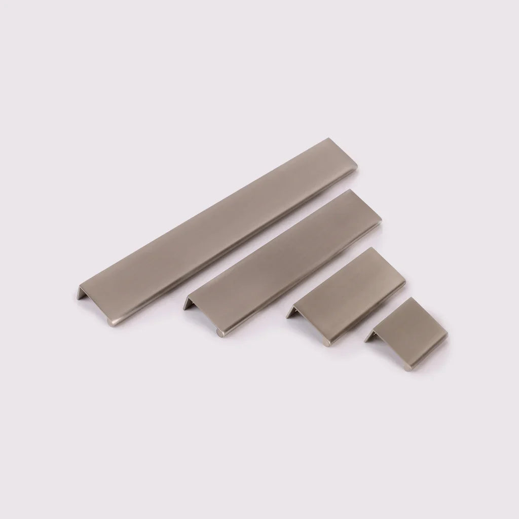 Ren Lip Pull in satin nickel by Hepburn Hardware
