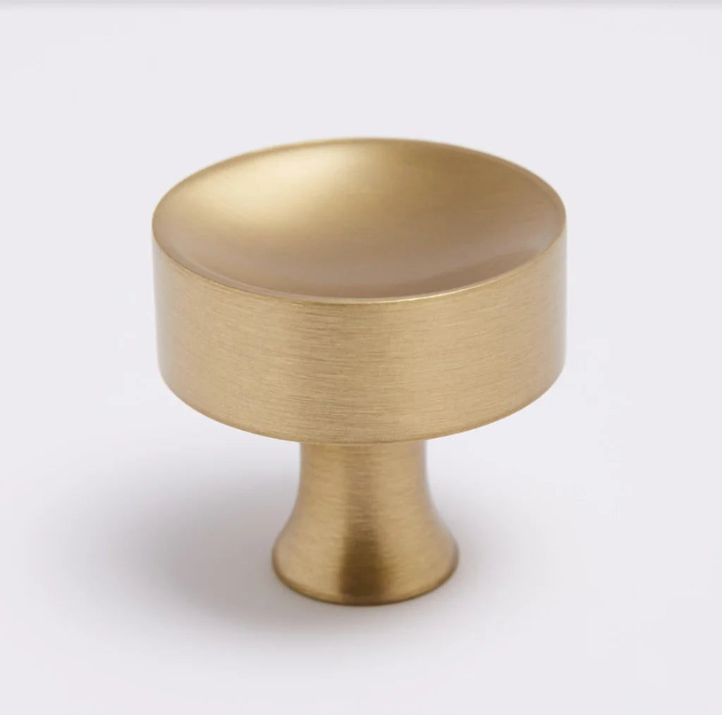 Hepburn Hardware Atticus Knob | Burnished Brass
