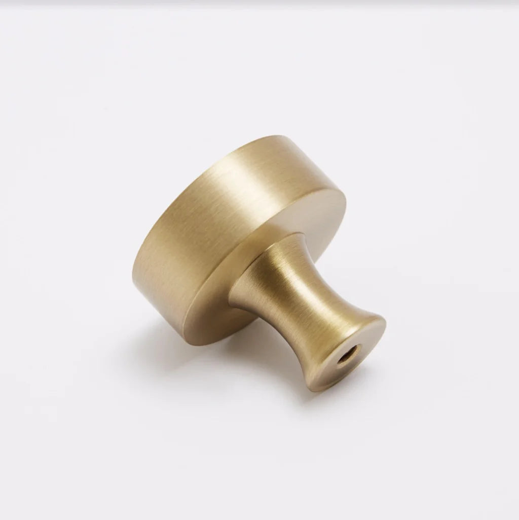 Hepburn Hardware Atticus Knob | Burnished Brass