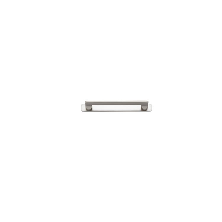 Baltimore Cabinet Pull with Backplate - Ella Grace - Iver - Satin Nickel - Cabinet Pulls