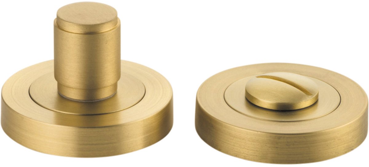 Berlin Privacy Turn - Round - Ella Grace - Iver - Brushed Brass -