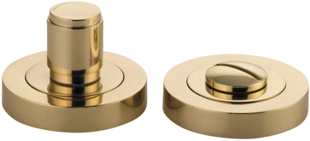 Berlin Privacy Turn - Round - Ella Grace - Iver - Polished Brass -
