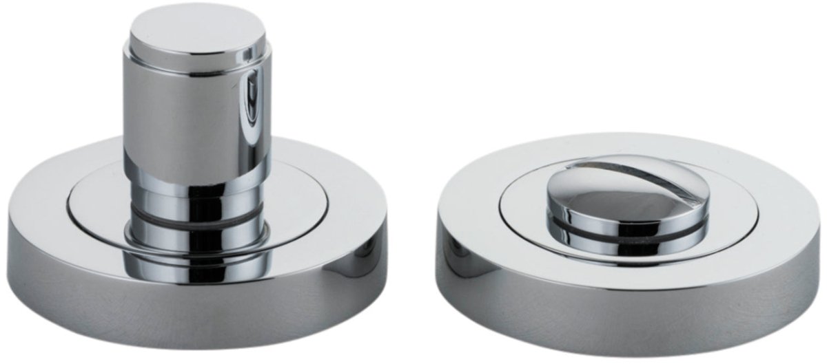 Berlin Privacy Turn - Round - Ella Grace - Iver - Polished Chrome -