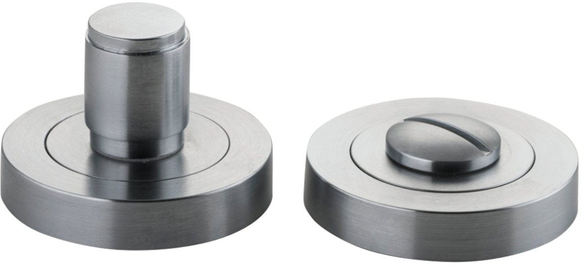 Berlin Privacy Turn - Round - Ella Grace - Iver - Brushed Chrome -