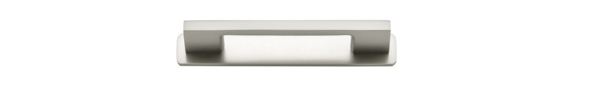 Cali Cabinet Pull + Backplate - Ella Grace - Iver - Satin Nickel - Cabinet Pulls