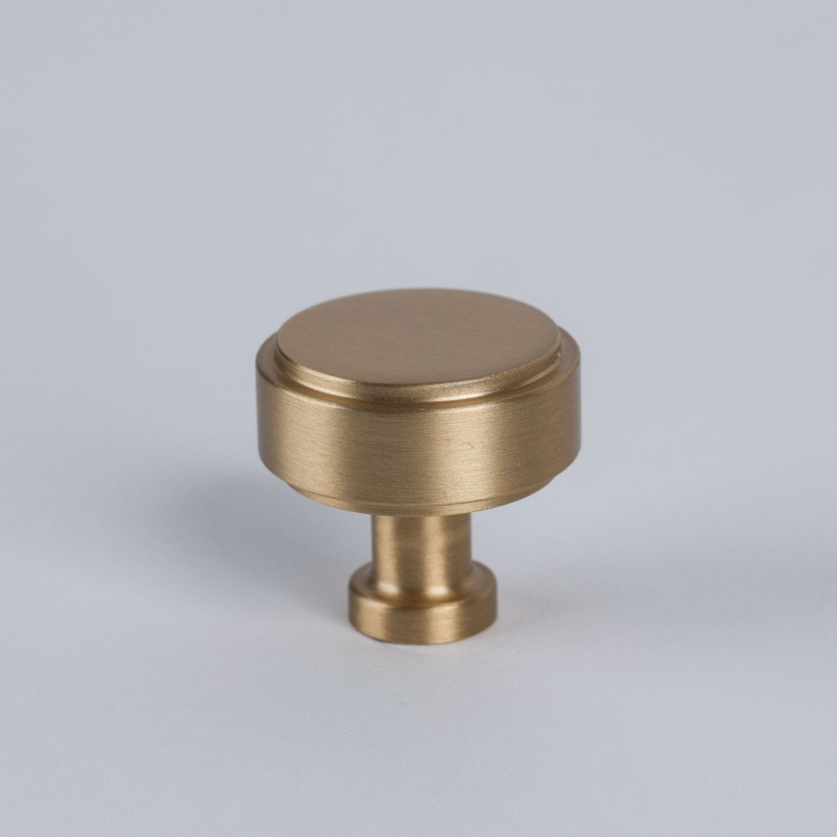 Georgia Knob in burnished brass by Hepburn Hardware