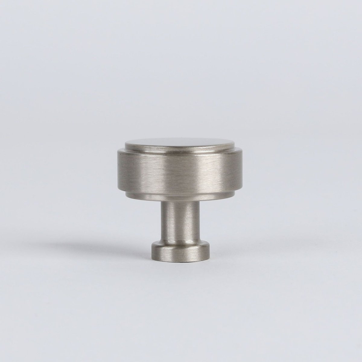 Georgia Knob in satin nickel, detail