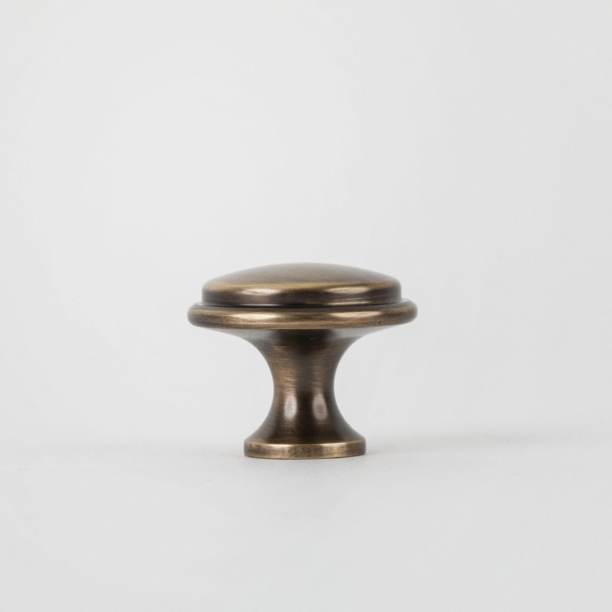 Halifax Knob in oil rubbed bronze fitted to cabinetry