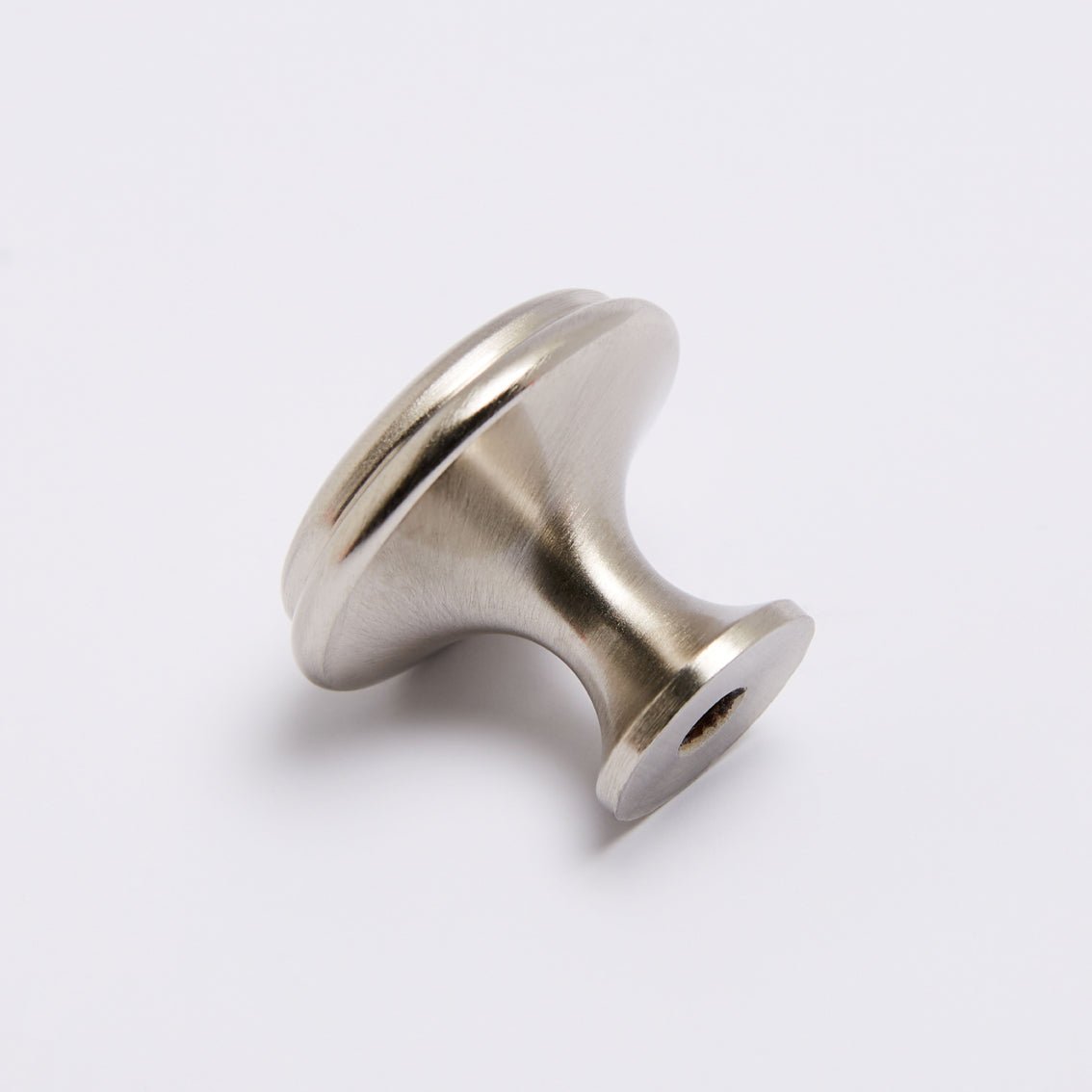 Halifax Knob in satin nickel, detail