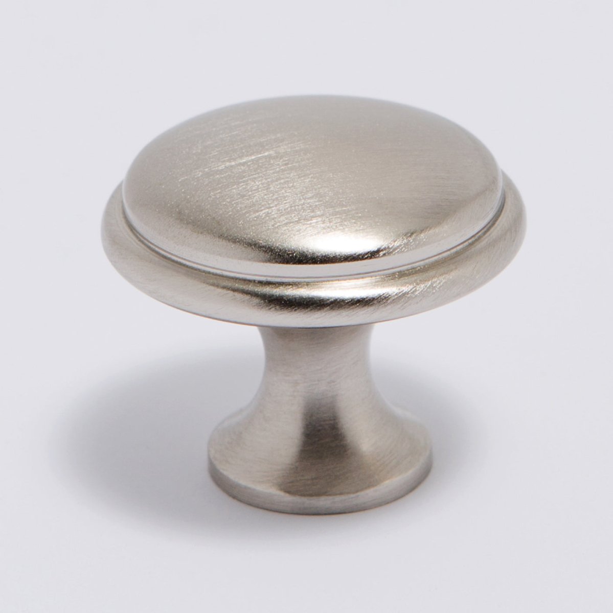 Halifax Knob in satin nickel by Hepburn Hardware