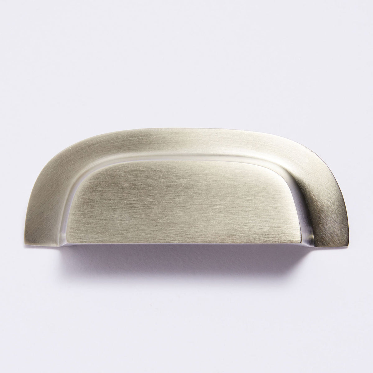 Highland Cup Pull in satin nickel by Hepburn Hardware