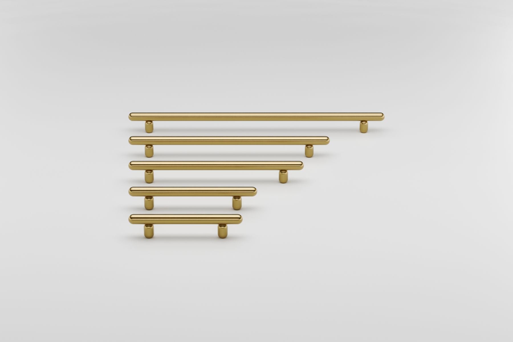 IVER Puerto Solid Brass Cabinet Pull โ Multiple Finishes Available