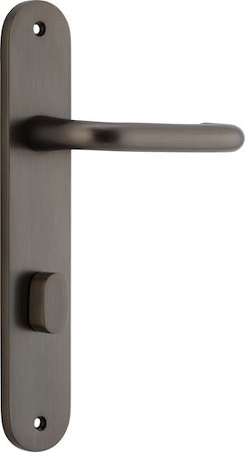 Oslo Oval DDA Compliant - Ella Grace - Iver - Distressed Nickel - Door Levers