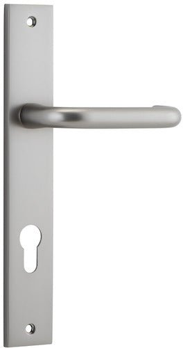 Oslo Rectangular DDA Compliant - Ella Grace - Iver - Satin Nickel - Door Levers