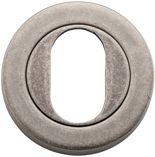 Oval Escutcheon - Round - Ella Grace - Iver - Matt Black - Escutcheons