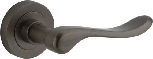 Stirling Lever - Round Rose - Ella Grace - Iver - Signature Brass - Door Levers