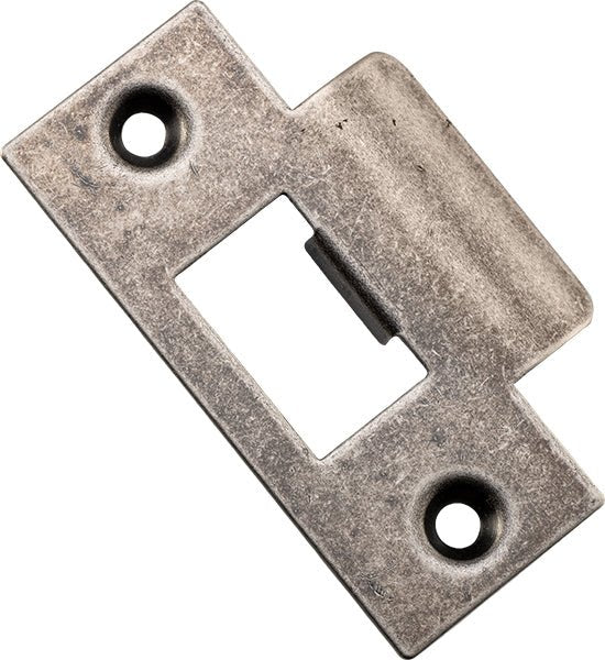 T' Universal Striker Plate - Ella Grace - Iver - Distressed Nickel - Tube Latches & Bolts