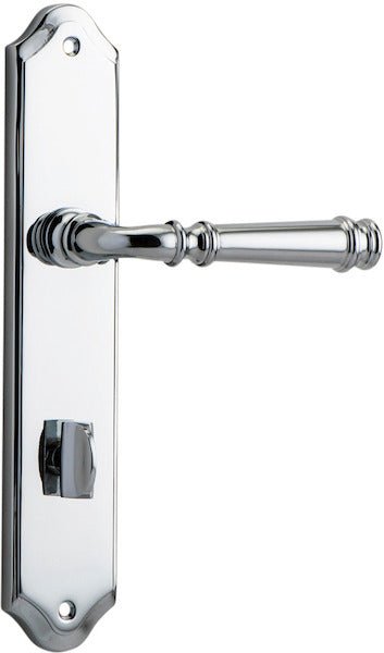 Verona Lever - Shouldered Backplate - Ella Grace - Iver - Polished Chrome - Door Levers
