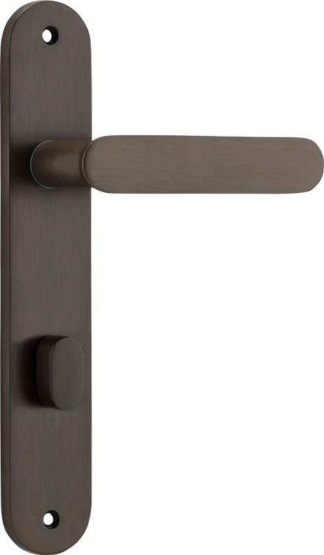 Bronte Lever - Oval Backplate - Ella Grace - Iver - Signature Brass - Door Levers