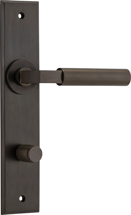 Berlin Lever - Chamfered Backplate - Ella Grace - Iver - Signature Brass - Door Levers