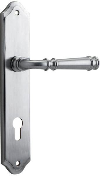 Verona Lever - Shouldered Backplate - Ella Grace - Iver - Brushed Chrome - Door Levers