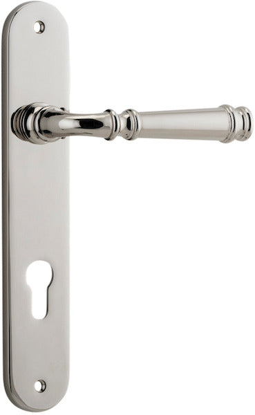 Verona Lever - Oval Backplate - Ella Grace - Iver - Polished Nickel - Door Levers