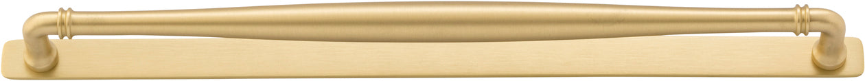 Sarlat Cabinet Pull with Backplate - Ella Grace - Iver - Brushed Gold PVD - Cabinet Pulls