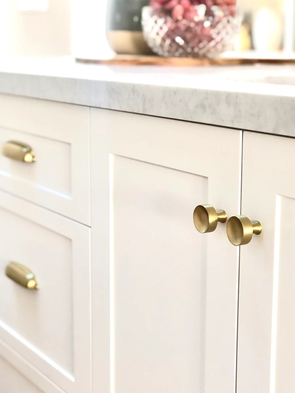Hepburn Hardware Atticus Knob | Burnished Brass