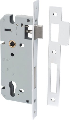 85mm Euro Mortice Locks - Ella Grace - Iver - Polished Chrome - External Locks