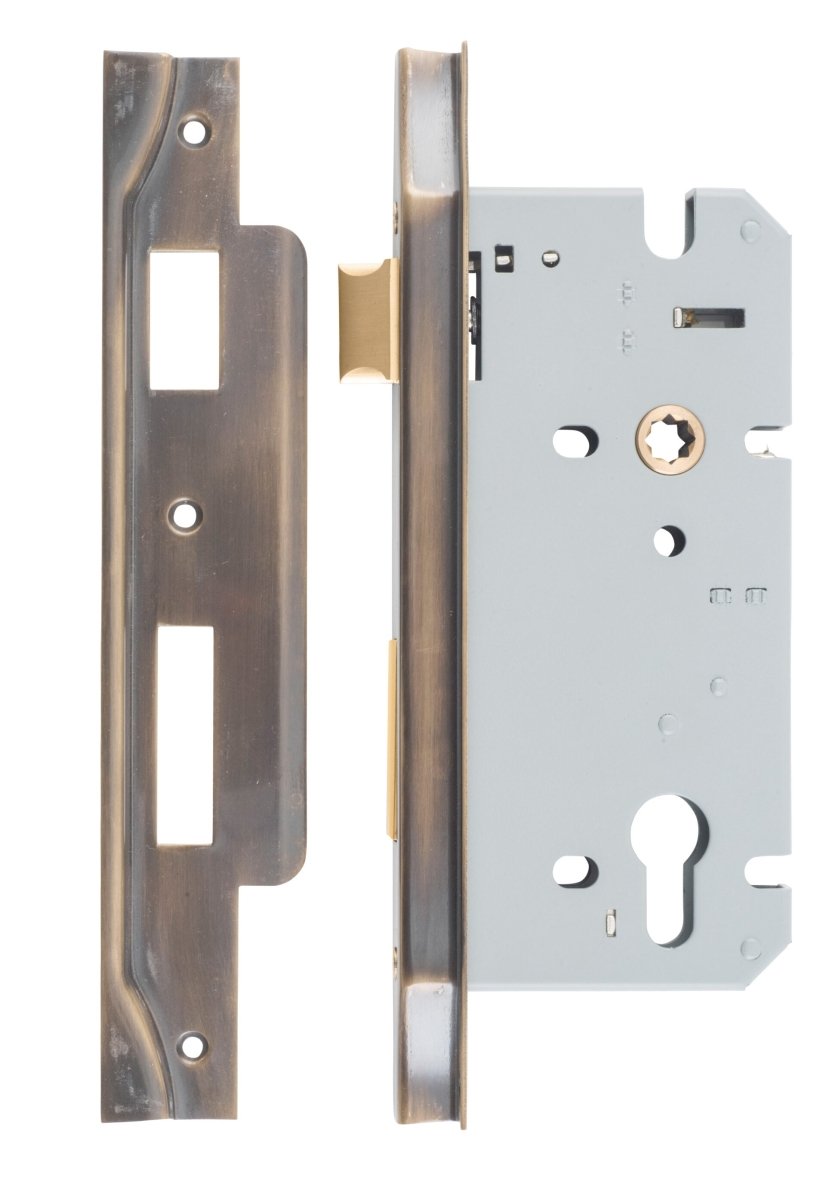 85mm Euro Mortice Locks - Rebated - Ella Grace - Iver - Signature Brass - External Locks