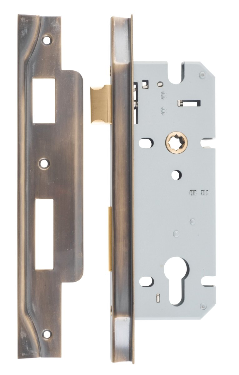 85mm Euro Mortice Locks - Rebated - Ella Grace - Iver - Signature Brass - External Locks