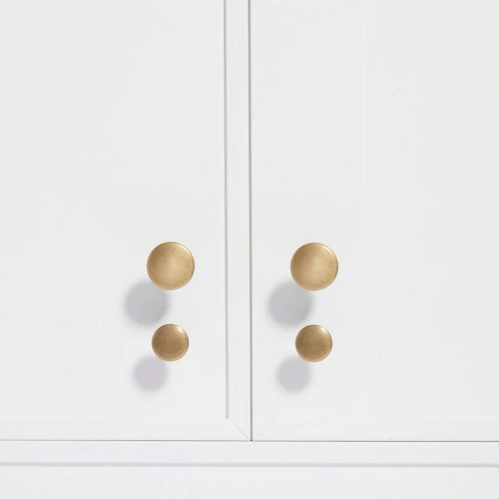 Hepburn Hardware Ascot Knob | Acid Washed Brass