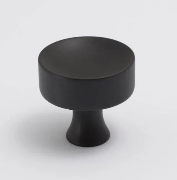 Hepburn Hardware Atticus Knob | Blackest Black