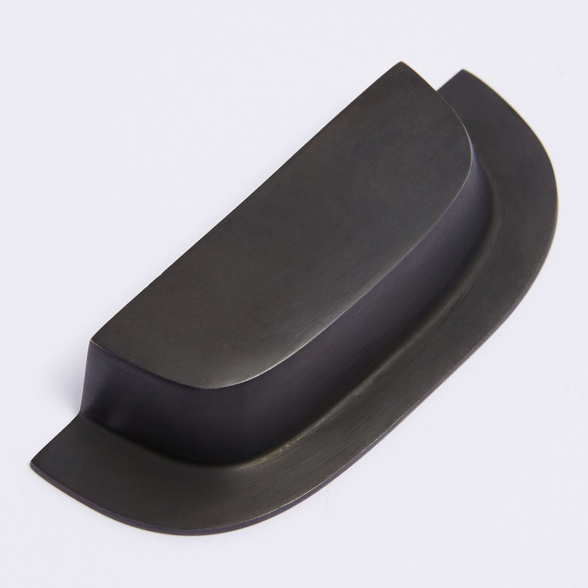 Highland Cup Pull in scorched black by Hepburn Hardware