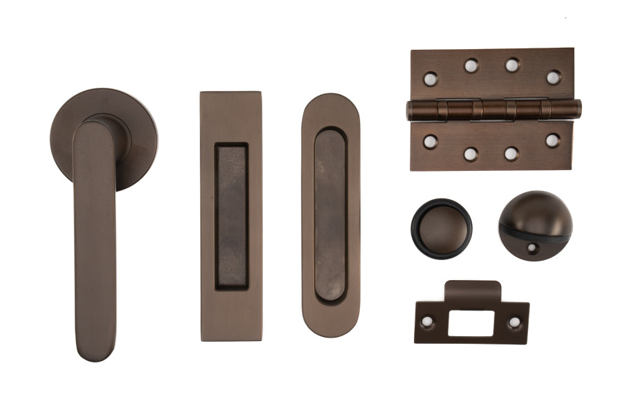The Long Lever Handle – Smooth Bronze