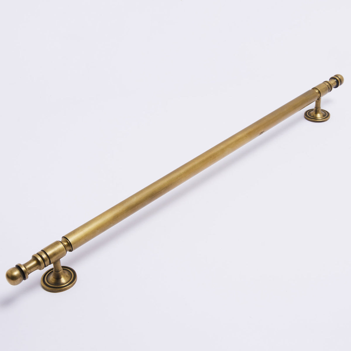 Kew Appliance Pull in acid washed brass by Hepburn Hardware