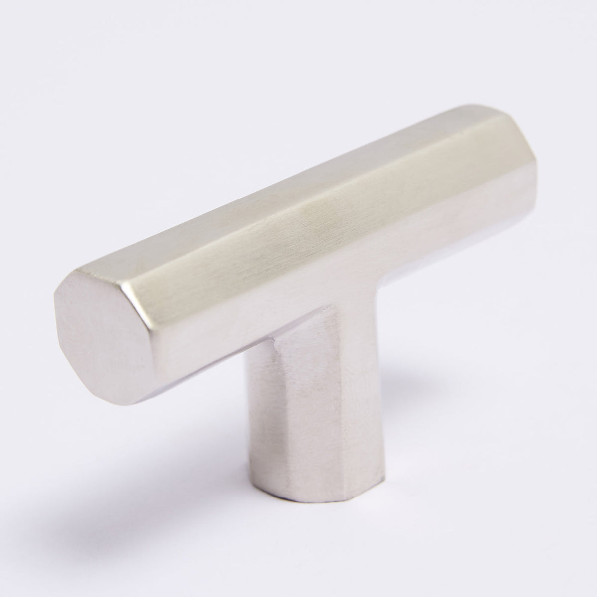 Henley T-Bar in satin nickel by Hepburn Hardware