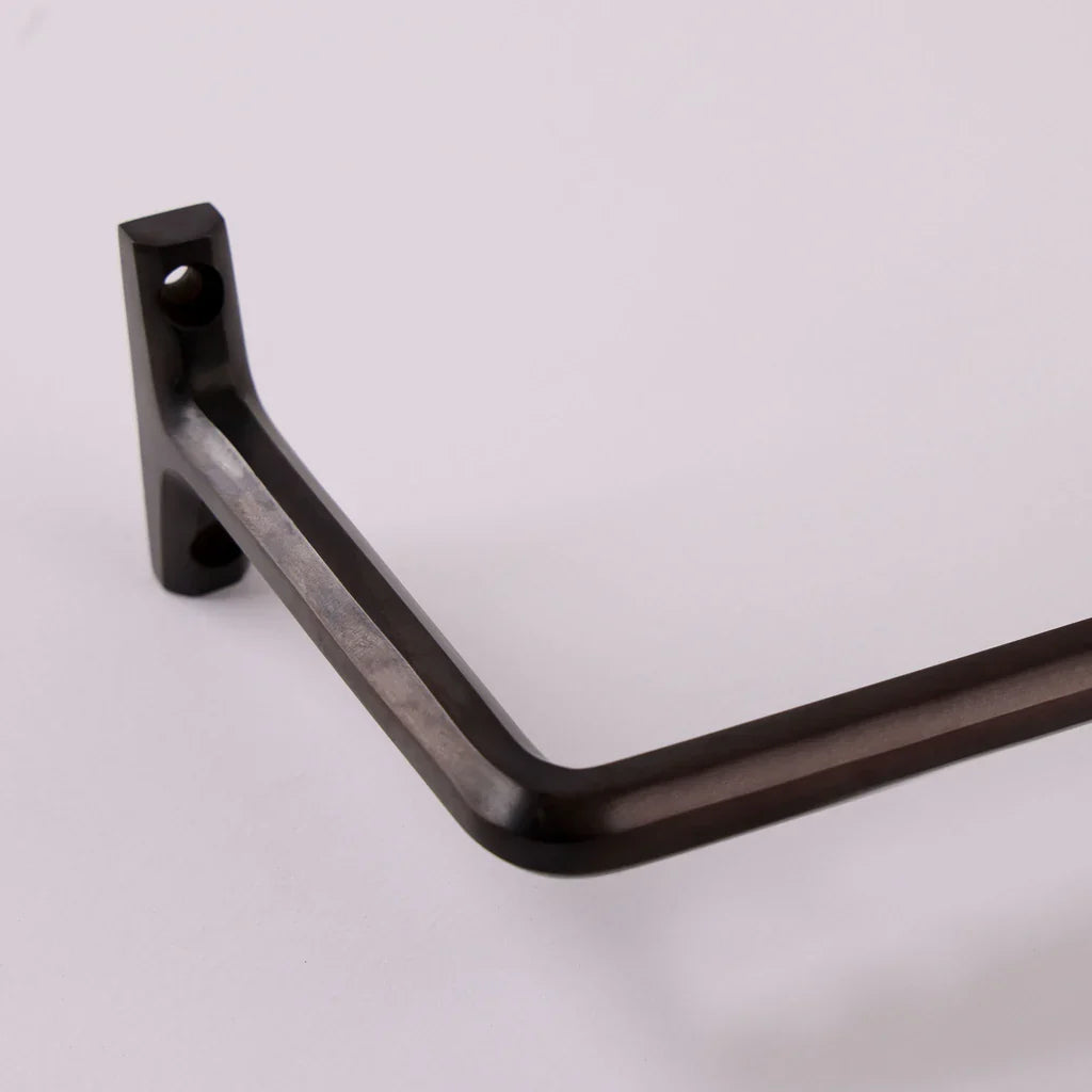 Henley Toilet Roll Holder in antique bronze, detail