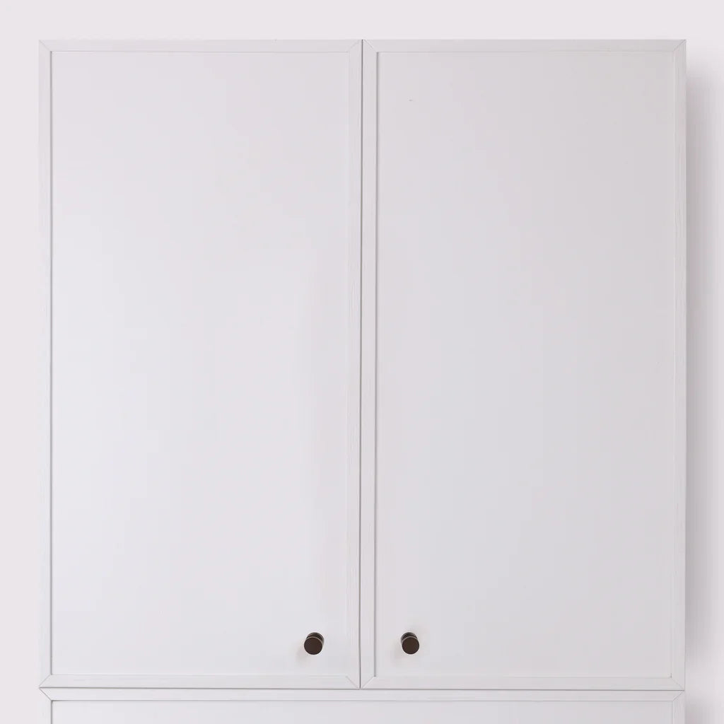 Ren Knob in oil rubbed bronze fitted to cabinetry
