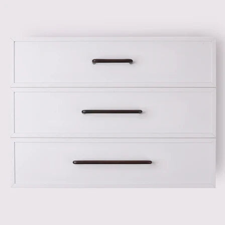 Henley Handle in antique bronze fitted to cabinetry