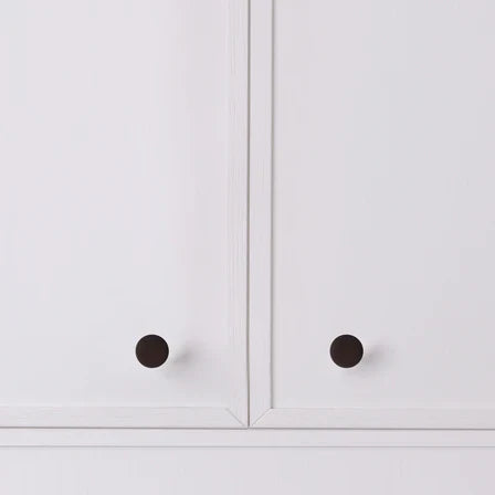 Ren Knob in antique bronze fitted to cabinetry