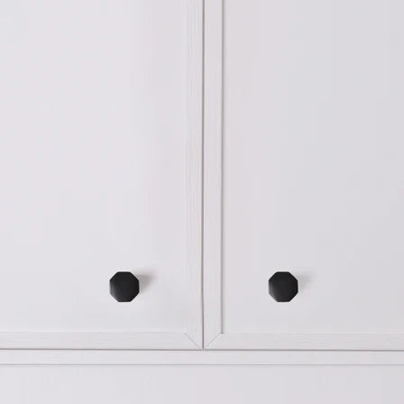 Henley Knob in antique bronze fitted to cabinetry