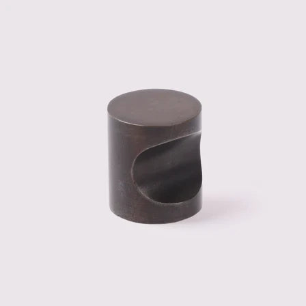 Ren Knob in antique bronze by Hepburn Hardware